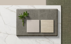 Nuevos acabados en Gres de Arredo3 para 2026 en cocina de diseño